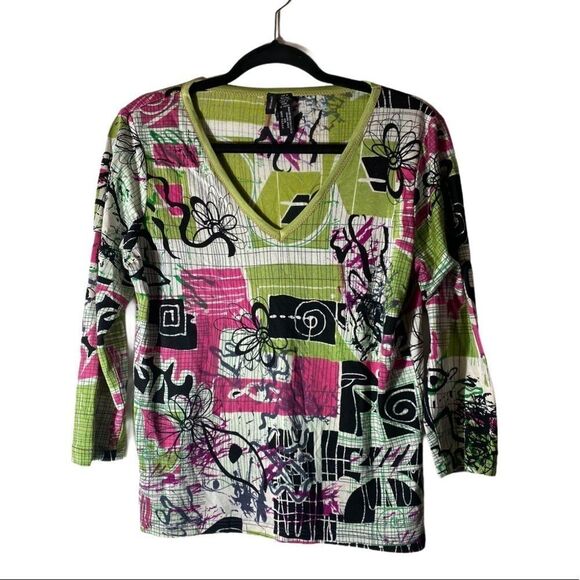 Lynn Ritchie Silk Blend Top - Picture 1 of 7